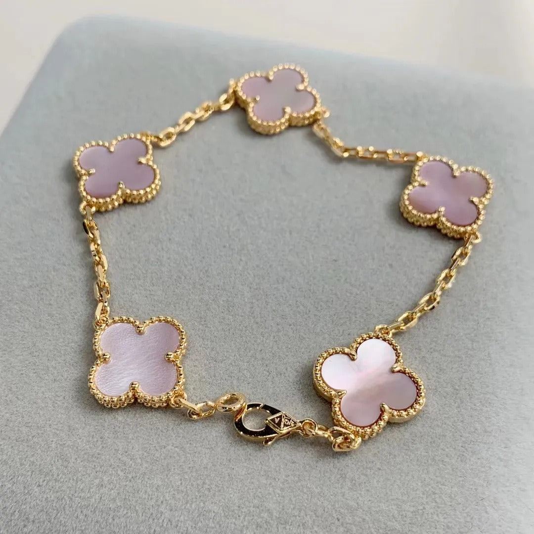 Clover Bracelet | Pink