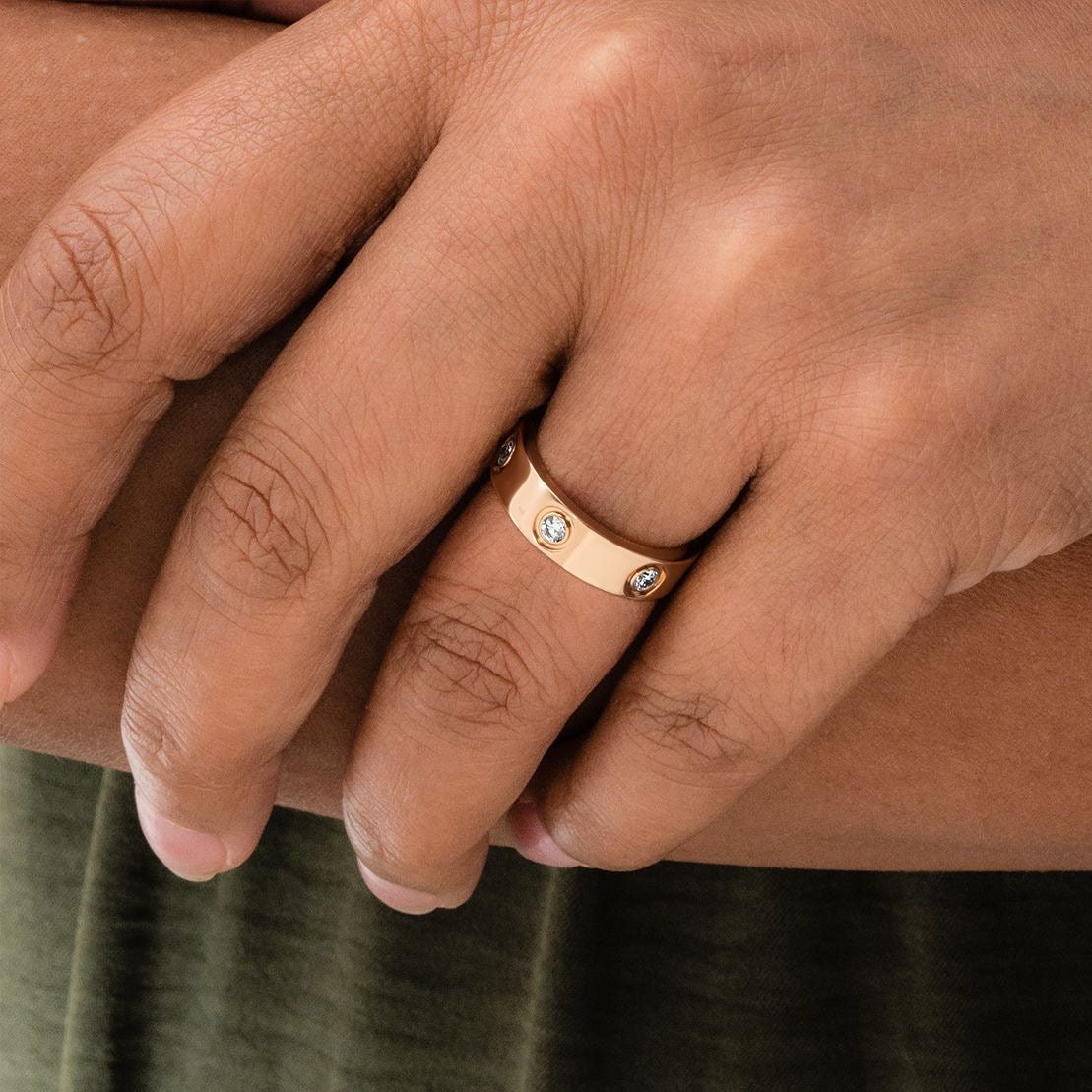 Eternity Diamond Ring | Rose Gold