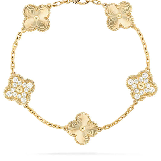 Clover Bracelet Deluxe | Gold