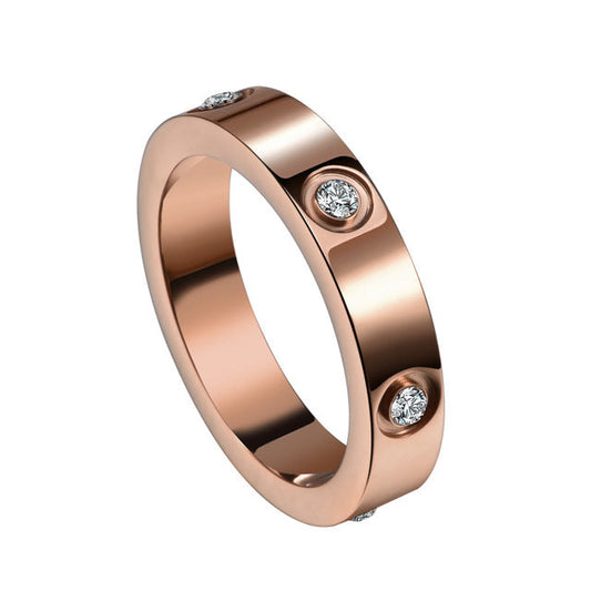 Eternity Diamond Ring | Rose Gold
