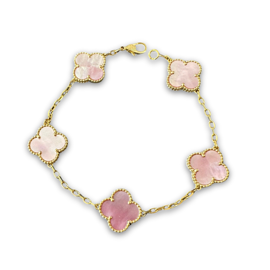 Clover Bracelet | Pink