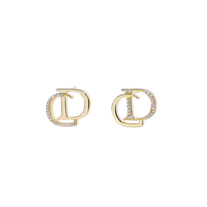 CD Earrings | Gold