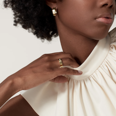 Love Earrings | Gold